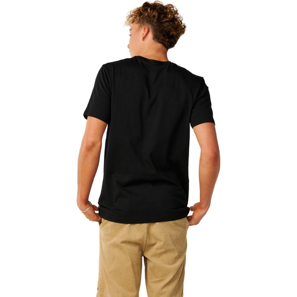 2026 Rip Curl Mens Streamline Chest Logo T-Shirt 13KMTE - Black
